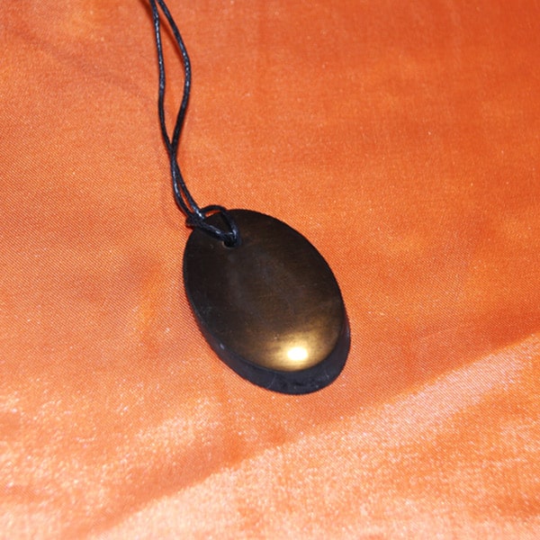 Shungite pendentif ovale | Arkanova