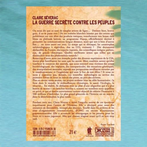 La guerre secrète contre les peuples verso - Claire Séverac