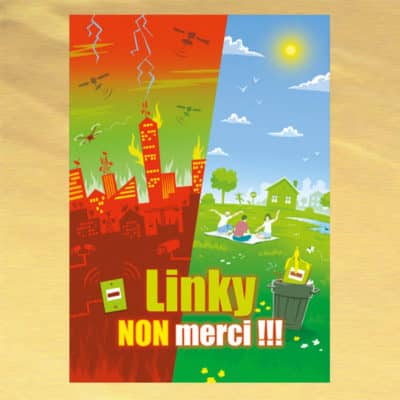 Brochure Linky Non Merci !!! couverture